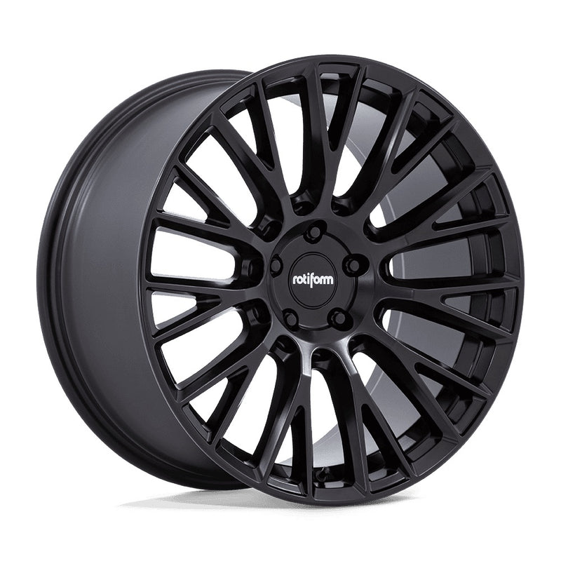 Rotiform's model LSE vehicle wheel with a mesh Y spoke design in a satin black finish.